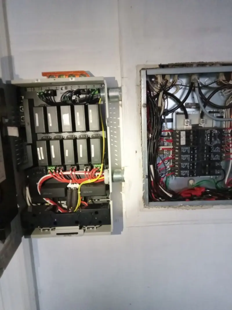 Electrical panel upgrade completed for Ring Doorbell Installation in Pineville